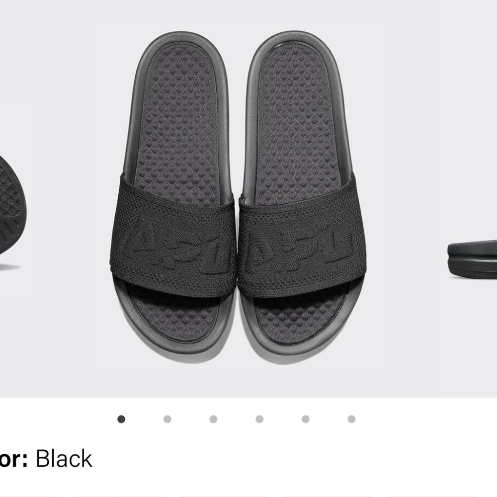 APL Black TechLoom Slide Sandals